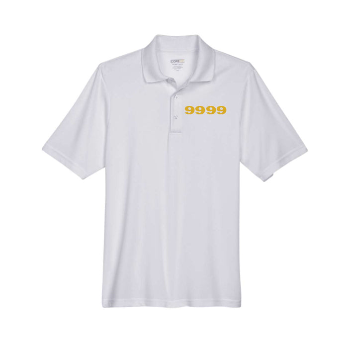 Polo 9999 classique blanc unisexe