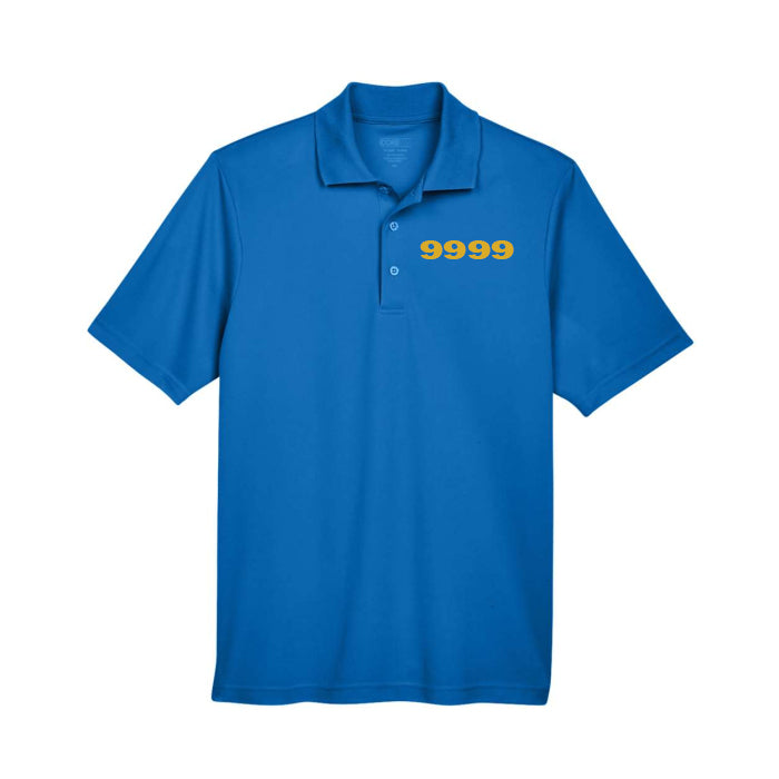 Polo 9999 classique bleu unisexe
